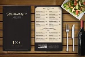 Bí quyết thiết kế menu nhà hàng hấp dẫn 2025: Thu hút thực khách tại TP.HCM