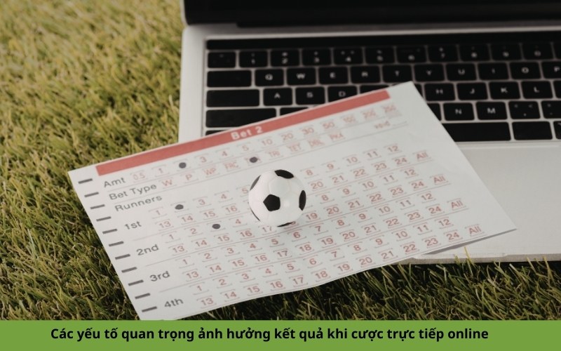 Các yếu tố quan trọng ảnh hưởng kết quả khi cược trực tiếp online